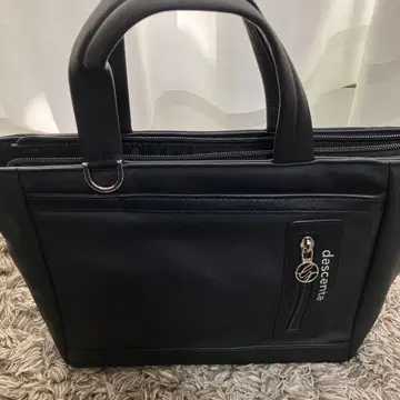 descente 토트백 블랙 중형