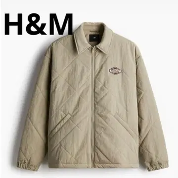 H&M 루즈핏 발수 방풍 셔츠 자켓 블루종 오버 사이즈