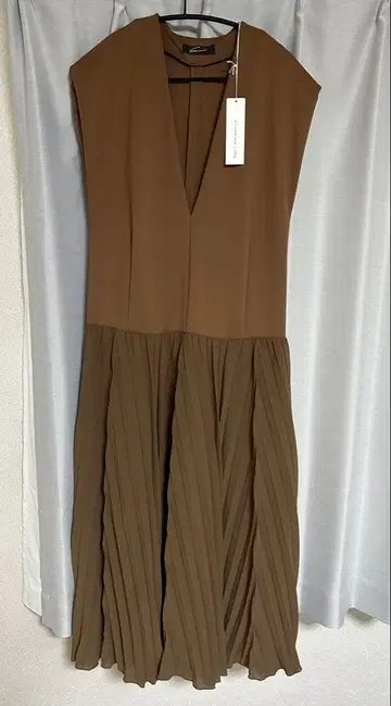 스터닝루어 슬리브리스 롱 원피스 사이즈 1