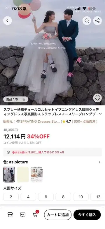 웨딩 드레스 사전 촬영