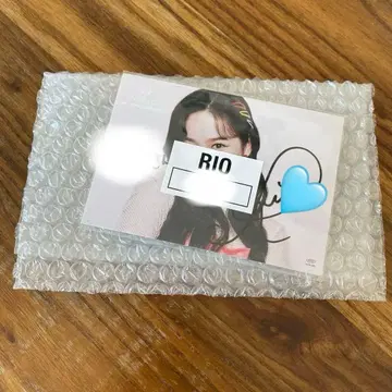 niziu 리오 친필 사인