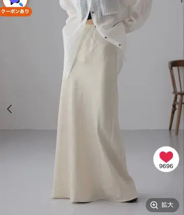 새상품 LOWRYS FARM 새틴 스커트