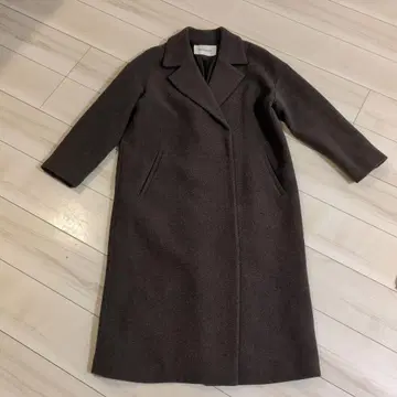 내추럴 뷰티 베이직스 차콜 그레이 체스터 코트