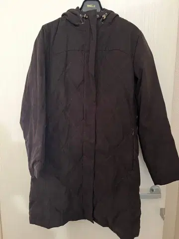 엘엘빈 롱 다운 코트 브라운