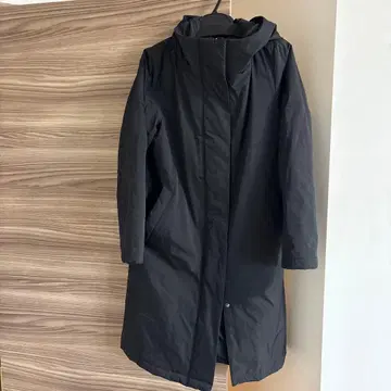 라에프 충전솜 코트 후드 부착