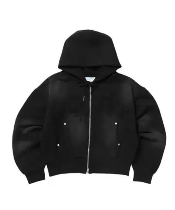 SEQUENZ 블랙 집업 후드티 시퀀스 S