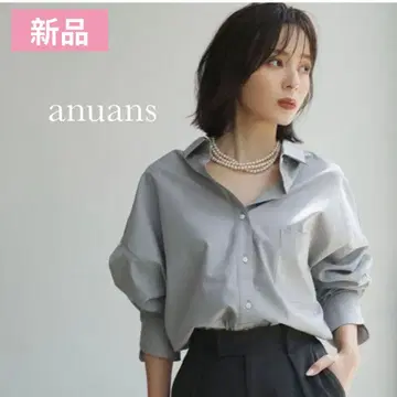 새상품 anuans 아뉴앙스 스탠다드 셔츠 라이트 그레이