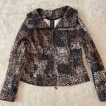 PRIDE 카모플라주 도트 무늬 자켓 사이즈 38