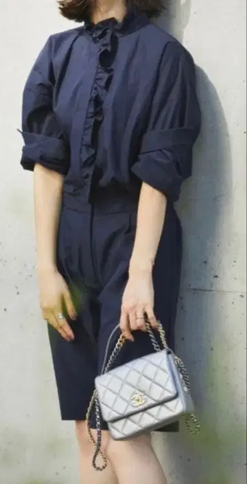 세븐틴 스탠드 카라 올인원 네이비