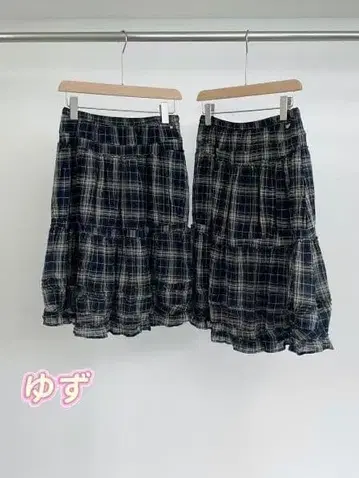 coyseio 체크 롱 스커트 1 사이즈