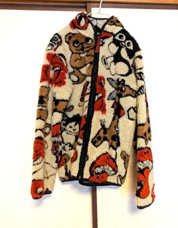 무차차 애니멀 무늬 보아 아우터 muchacha 아차츄무