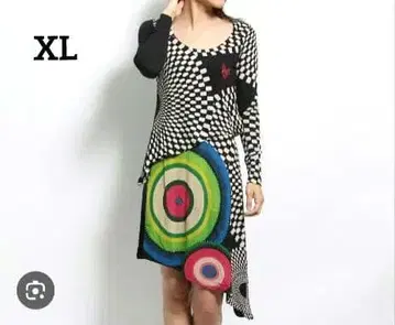 완판템 Desigual VEST_YAMAS REP (NEGRO) 원피스