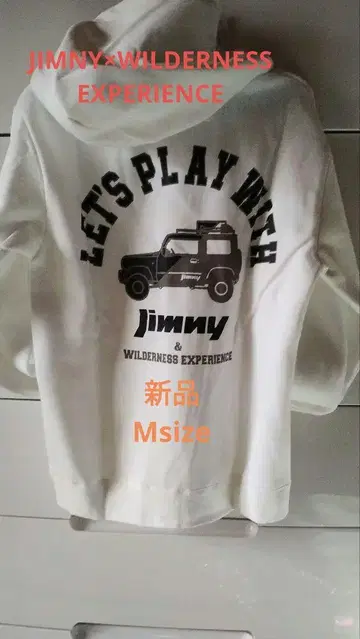 윌더니스 x 짐니 후드티 M 사이즈 새상품