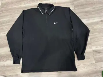Nike 블랙 긴팔 피케 셔츠 골프웨어
