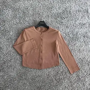 폭시 38 카멜 브라운 컴팩트 가디건