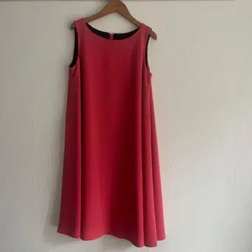 Demi-Luxe BEAMS 핑크 슬리브리스 원피스