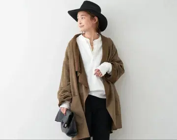 두지엠 클라세 [ 아메리카나 ] 와플 롱 슬리브 T셔츠 화이트