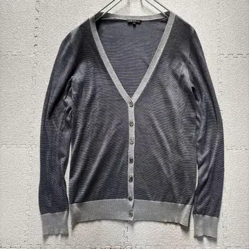 theory 보더 가디건 S 사이즈 실크