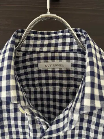 GUY ROVER 깅엄 체크 셔츠 37-14 1/2