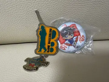 명탐정 코난 핀 배지와 캔뱃지 세트