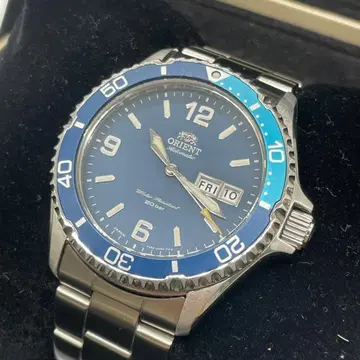 오리엔트 F692-UBE0 시계 남성용 다이버즈 블루 AT
