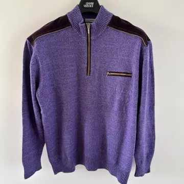 INTERMEZZO 퍼플 니트 스웨터