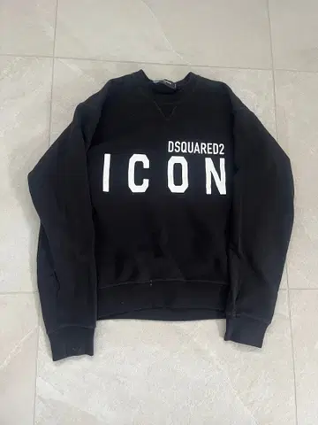 DSQUARED2 ICON 블랙 맨투맨 XS