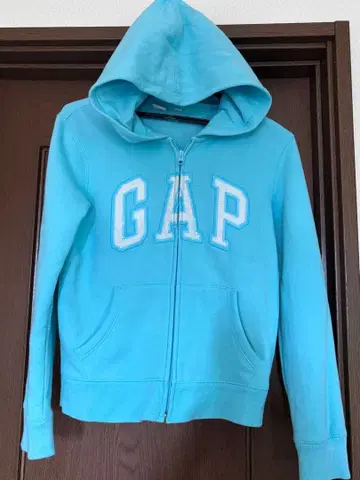 y2k GAP 후드티 로고 블루 그런지 헤이세이 여자아기 헤이세이 갸루