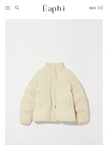 Eaphi CORDUROY PUFFY JACKET