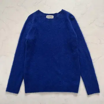 BEAUTY&YOUTH 캐시미어 100% 크루넥 니트 블루