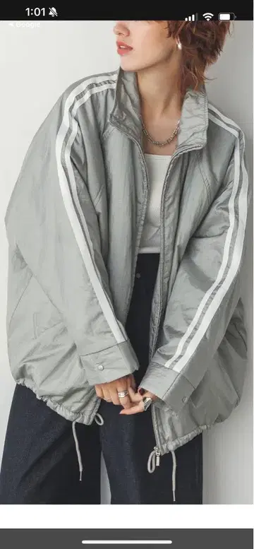 한치 실버 자켓