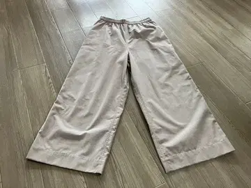 watanosato 베이지 와이드 팬츠