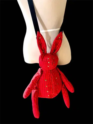 토끼형 숄더백 레드 시험 제작