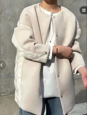 [ 가볍고 따뜻한 ] 콜라주 개럴개런트 종이상자 아우터