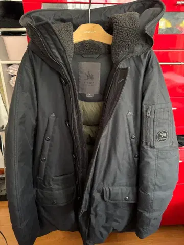 스피와크 STLWK 블랙 밀리터리 자켓 M