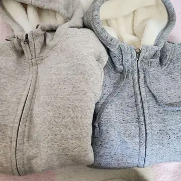 유니클로 보아 후드티