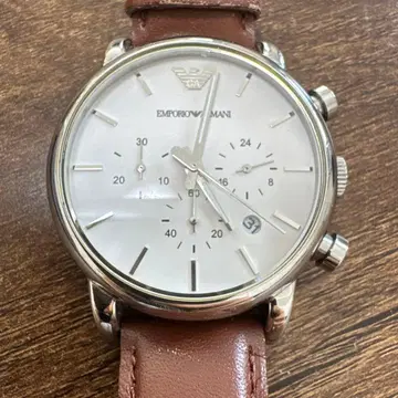 EMPORIO ARMANI 아날로그 크로노그래프 손목시계