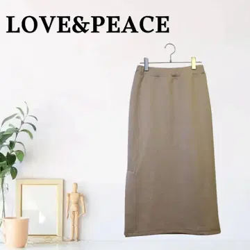 zG460 [ XL ] LOVE&PEACE 스커트 I라인 캐주얼
