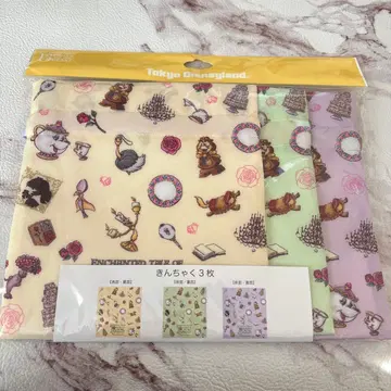 [ 새상품 ] 도쿄 디즈니랜드 미녀와 야수 복조리 3개 세트