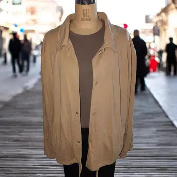 제철입니다! Bling Beadi XL 베이지 오버 사이즈 가디건