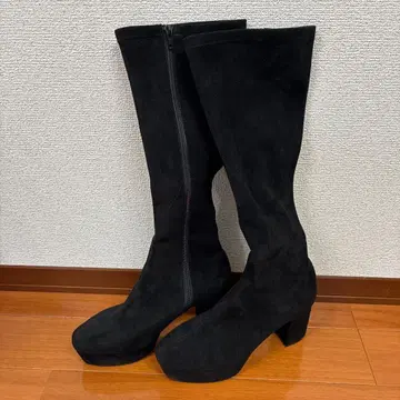 에스페란자 ESPERANZA 롱 부츠 블랙 LL 사이즈