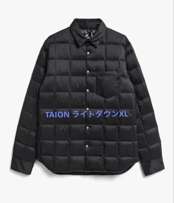 TAION-109BSH 블랙 XL 라이트 다운
