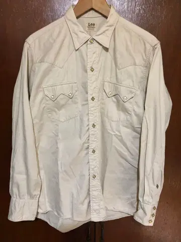 60~70s Lee 웨스 터너 셔츠 코튼 새틴 웨스턴