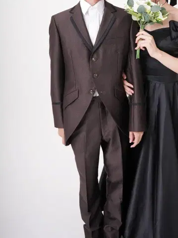 신랑 턱시도 브라운 A-M