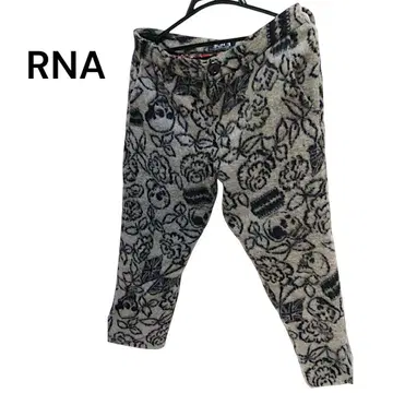 RNA 꽃무늬 스컬 프린트 캐주얼 팬츠