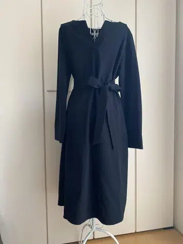 UNTITLED 블랙 긴팔 셔츠 원피스 3