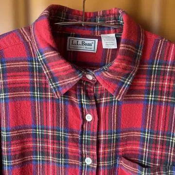 새상품급 LLbean 엘엘빈 빈티지 플란넬 셔츠 women's