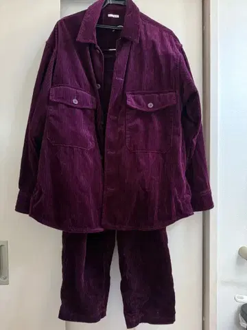 코듀로이 자켓 팬츠 셋업