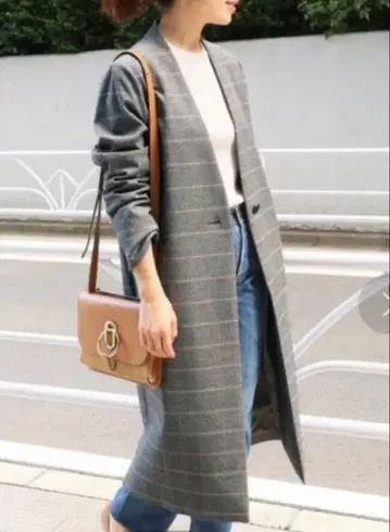 새상품급 IENA PR V넥 코트 36