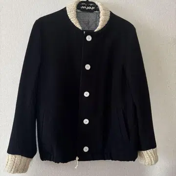 PESTER 울 블루종 네이비